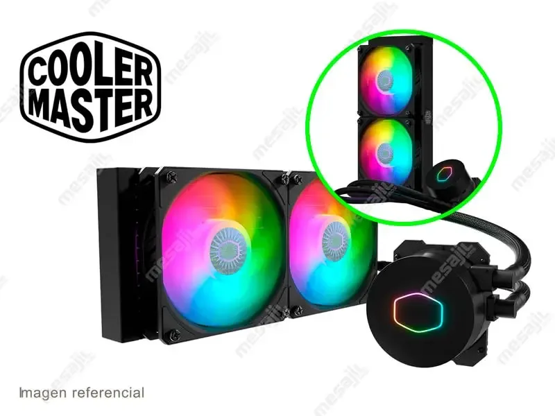 Cooler CPU Cooler Master ML240L V2 ARGB Refrigeracion Liquido Black