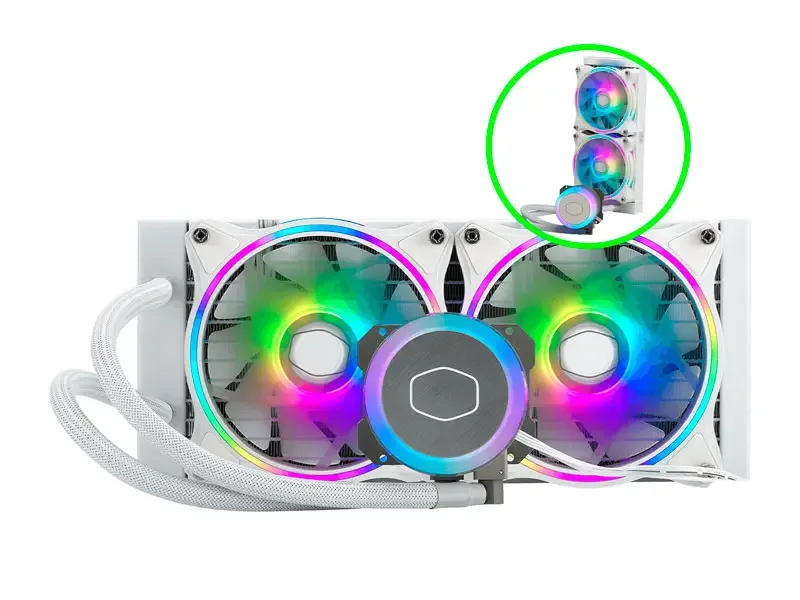 Cooler CPU Cooler Master ML240R ARGB ILLUSION Refrigeracion Liquida White