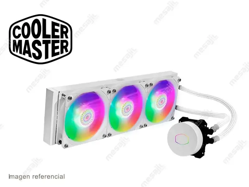 Cooler CPU Cooler Master ML360L V2 ARGB Refrigeracion Liquido White