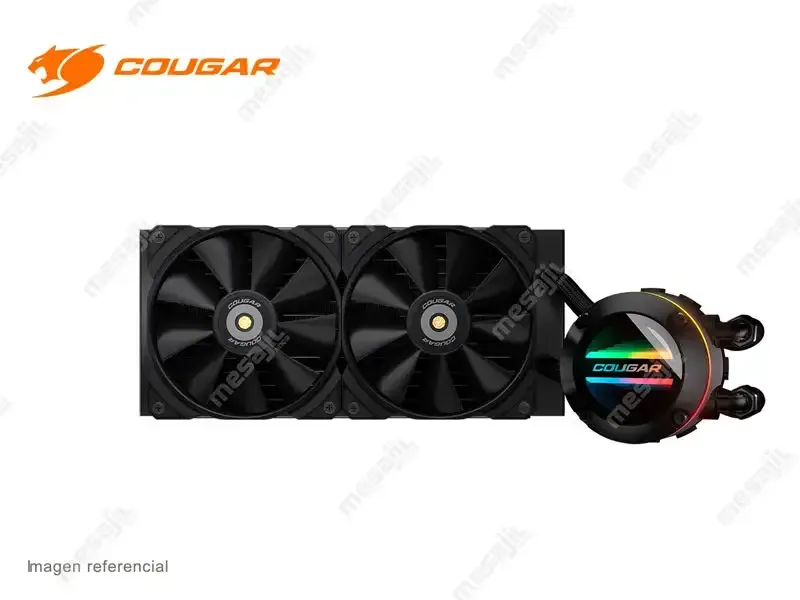 Cooler CPU Cougar 240 ARGB POSEIDON ELITE GT Refrigeracion Liquido Black