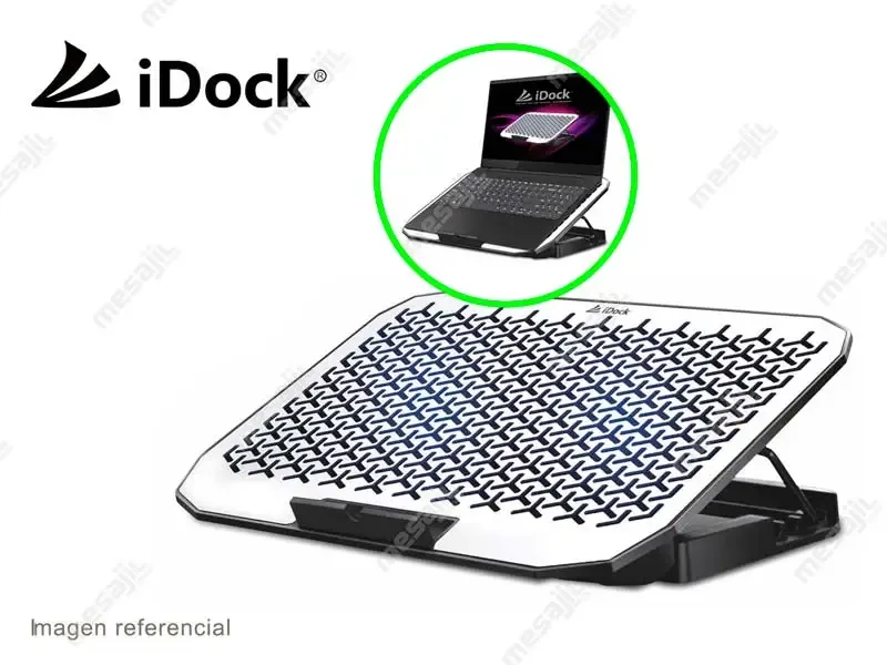 Cooler para Laptop iDock ARCTIC N5 2 ventiladores