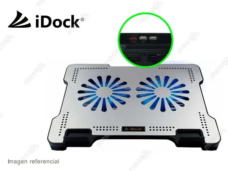 Cooler para Laptop iDock N10 Office USB2.0