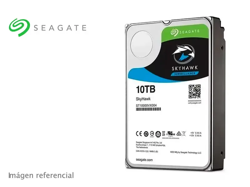 Disco Duro de 10TB Interno Seagate SkyHawf AI Sata3 3.5" NVR