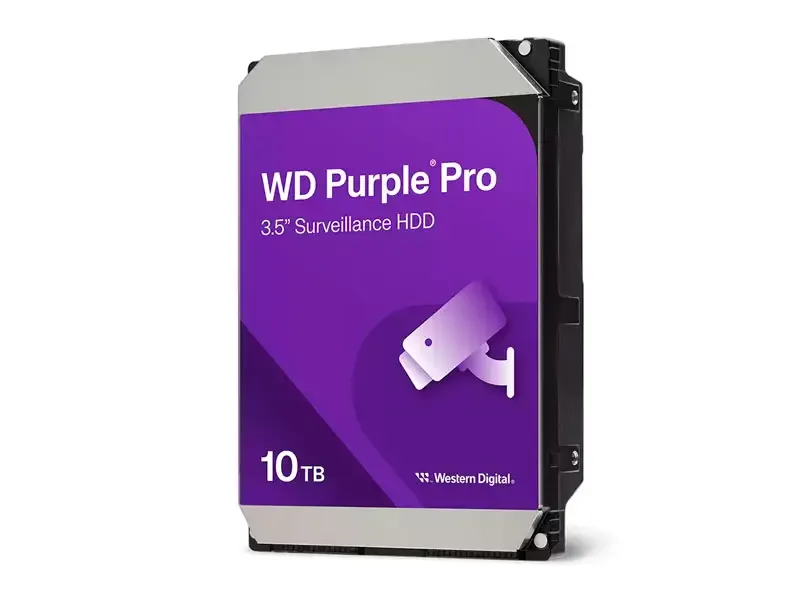 Disco Duro de 10TB Interno Western Digital Purple PRO NVR SATA 3.5" (WD102PURP)