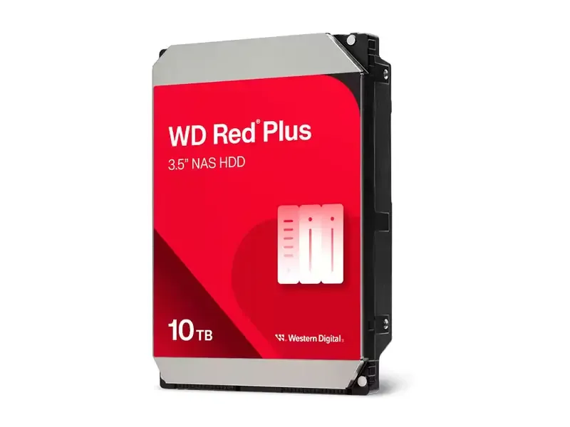 Disco Duro de 10TB Interno Western Digital Red Plus NAS SATA 3.5" 260mbs