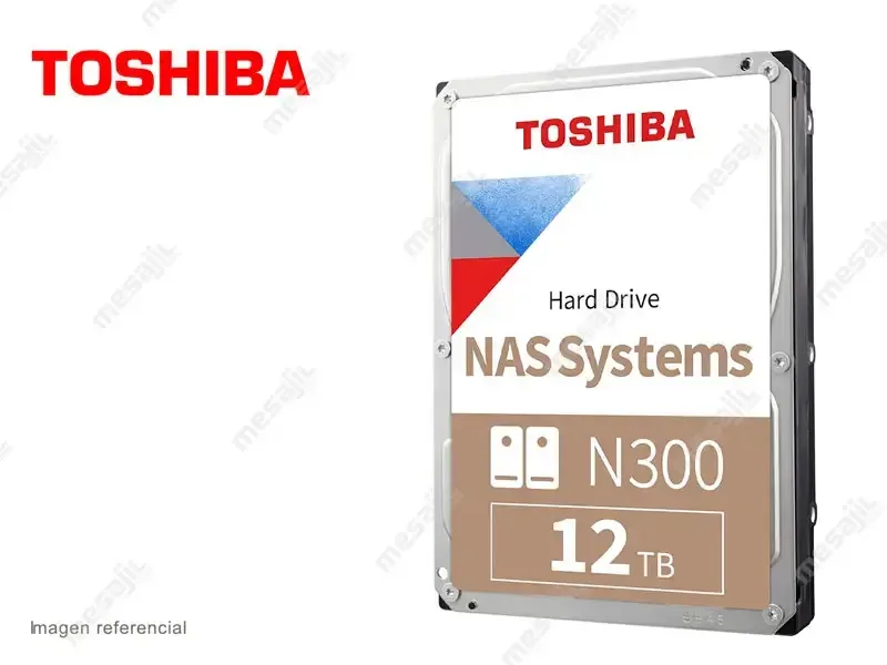 Disco Duro de 12TB Interno Toshiba N300 NAS 7200rpm