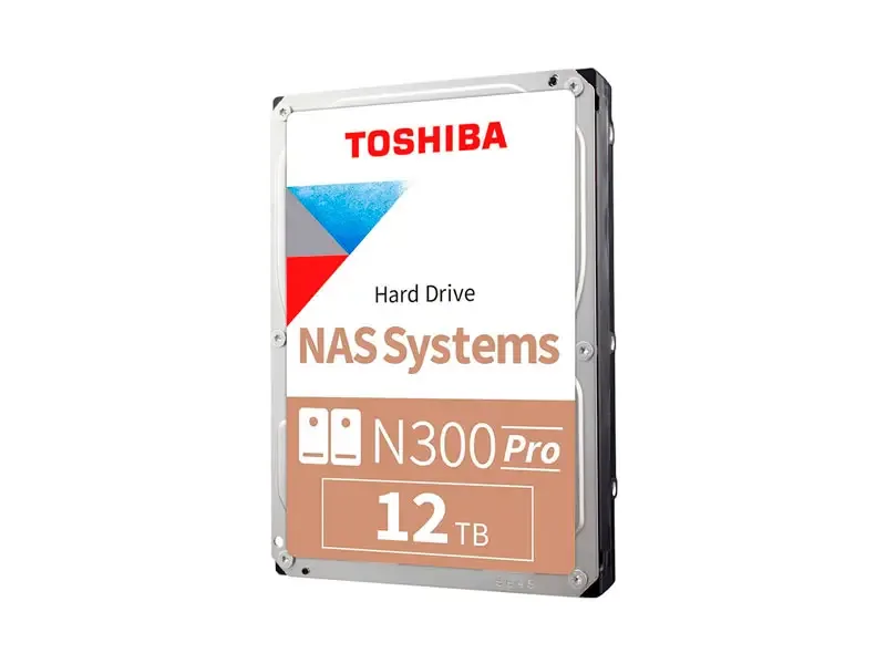 Disco Duro de 12TB Interno Toshiba N300 PRO NAS 7200rpm