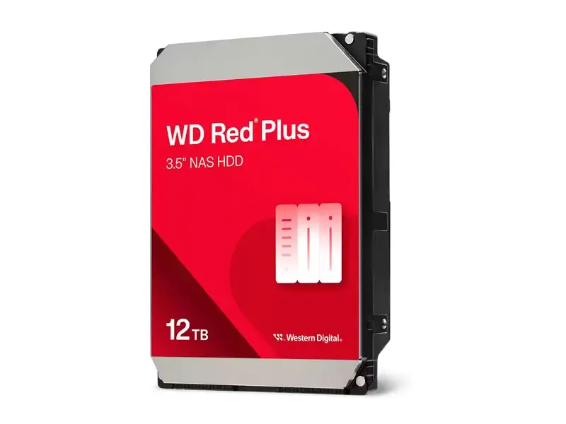 Disco Duro de 12TB Interno Western Digital Red Plus NAS SATA 3.5" 512MB