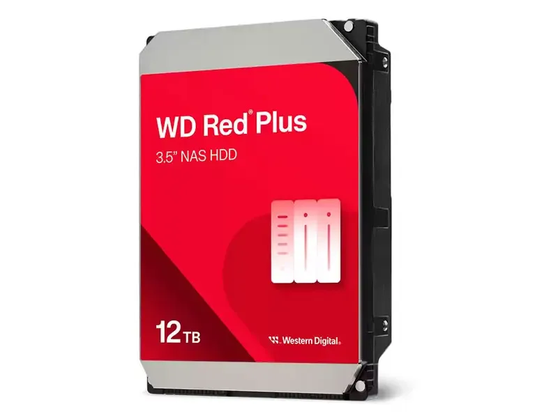 Disco Duro de 12TB Interno Western Digital Red Plus NAS SATA 3.5"
