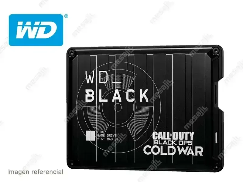 Disco Duro de 2TB Externo Western Black Call of Duty Black Ops Cold War Special Edition P10 Game Drive