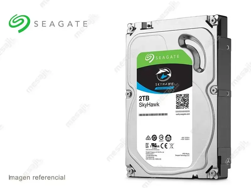 Disco Duro de 2TB Interno Seagate SkyHawk NVR SATA 3.5"