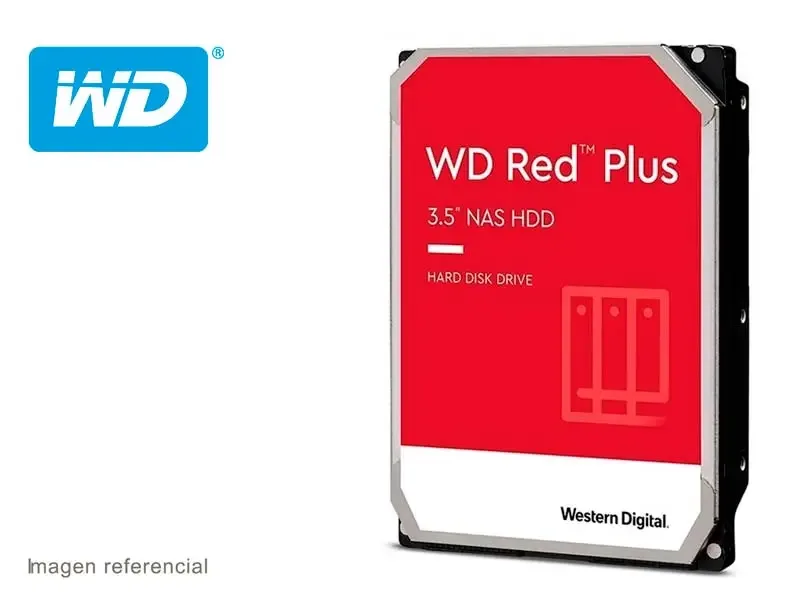 Disco Duro de 2TB Interno Western Digital Red Plus NAS 128MB SATA 3.5"