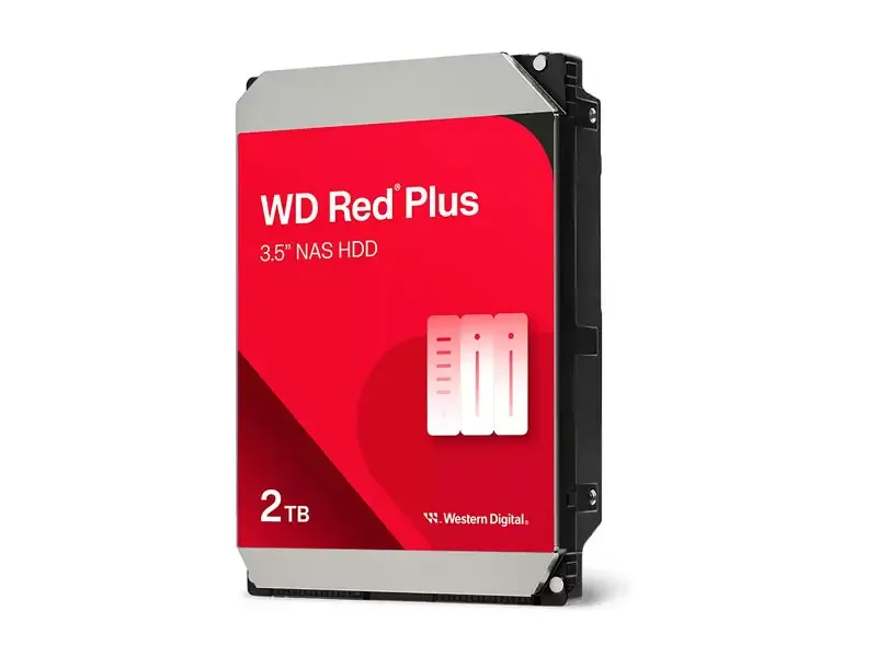 Disco Duro de 2TB Interno Western Digital Red Plus NAS  SATA 3.5"