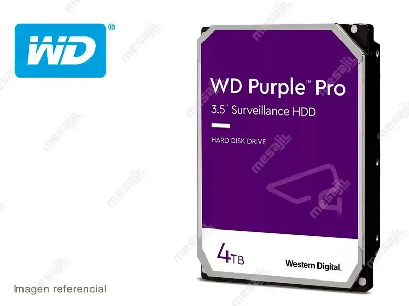Disco Duro de 4TB Interno Western Digital Purple CMR (SATA/600) 3.5"