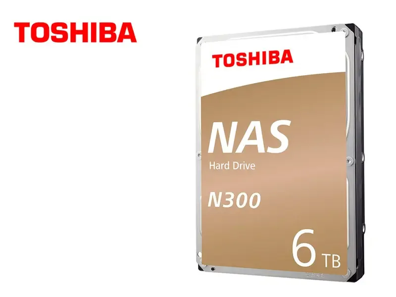 Disco Duro de 6TB Interno Toshiba N300 NAS 7200rpm 3.5