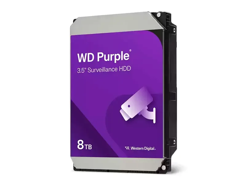 Disco Duro de 8TB Interno Western Digital Purple NVR SATA 3.5"