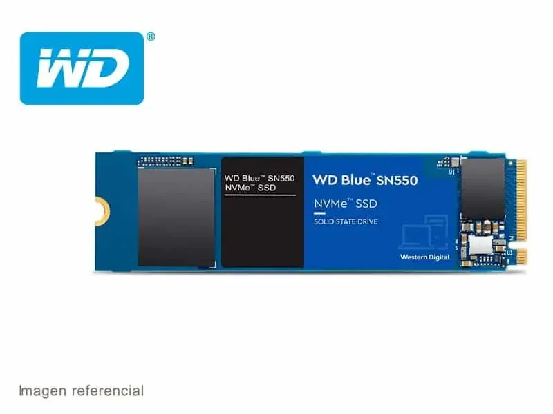 Disco Solido Interno M.2 2280 250GB Wester Digital Blue NVME SSD