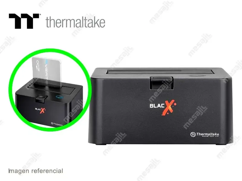 Docking Station Thermaltake ST0005U-C   USB 2.0/ 1 SLOT PARA DISCOS DE 2.5" / 3.5"