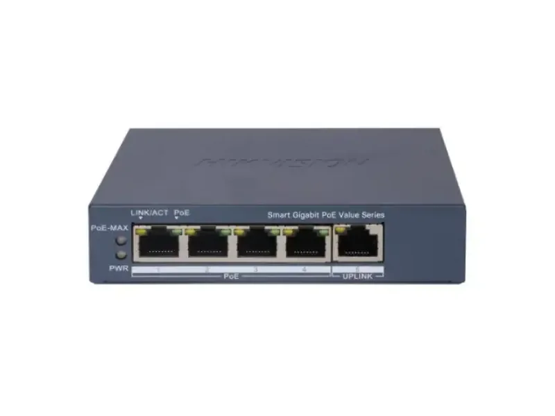 DS-3E1505P-EI/M - SWITCH 4 PUERTOS POE 1 UPLINK - 12VDC/220V (3)