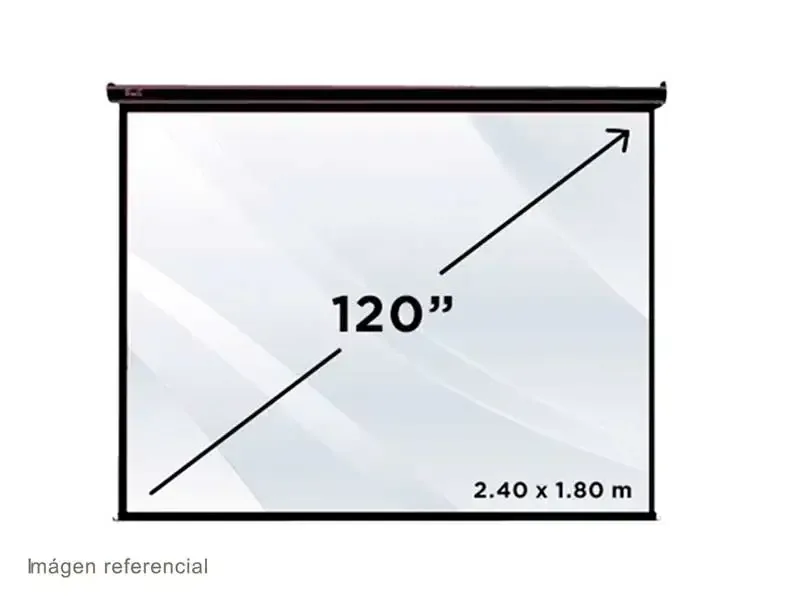 Ecran Klip Xtreme de Pared y Techo - 2.40 m x 1.80 m/120" Diagonal (KPS-304)