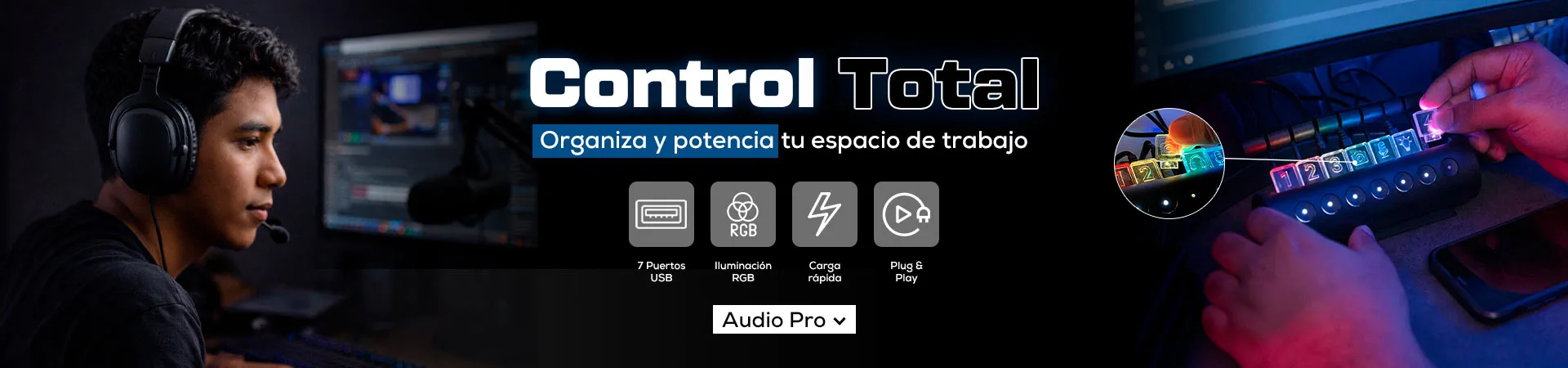 Equipo de audio profesional
