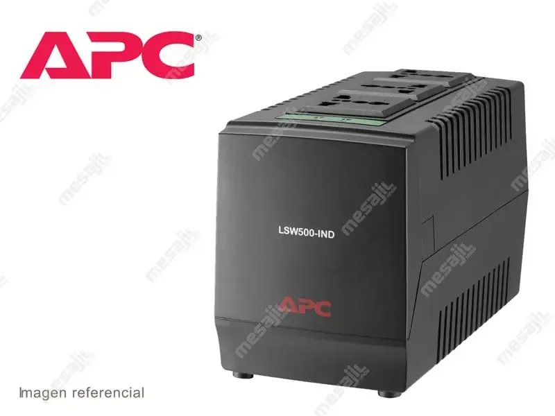 Estabilizador  APC 500VA LSW500-IND Line-R 3 Salidas Universales, 230v