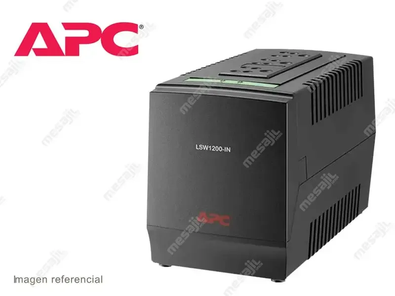 Estabilizador  APC Line-R 1200VA, 3 Salidas Universales, 230V (LSW1200-IND)
