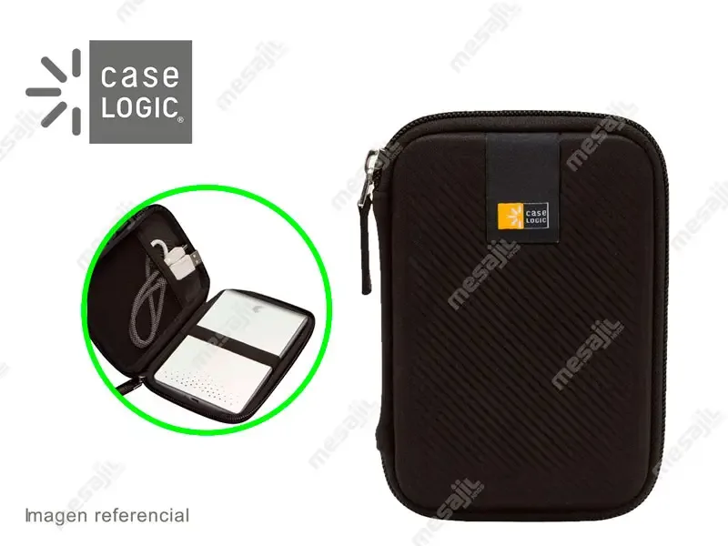 Estuche Case Logic para Disco Duro Externo Black (3201314)