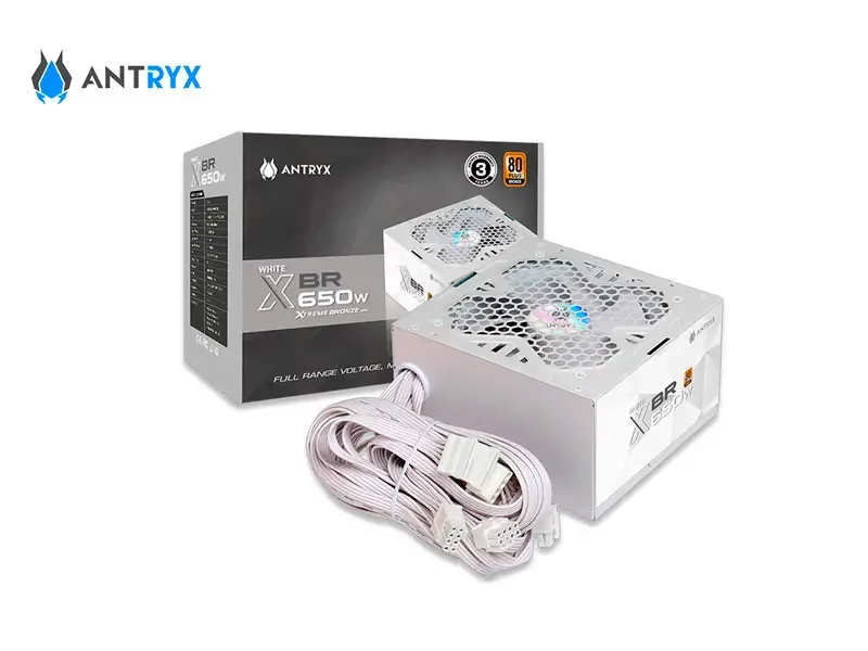 Fuente Antryx 650W XBR-650 White 80Plus Bronze