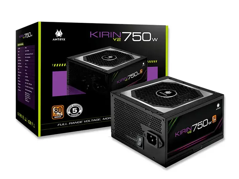 Fuente Antryx 750W Kirin V2 80 Plus Bronze