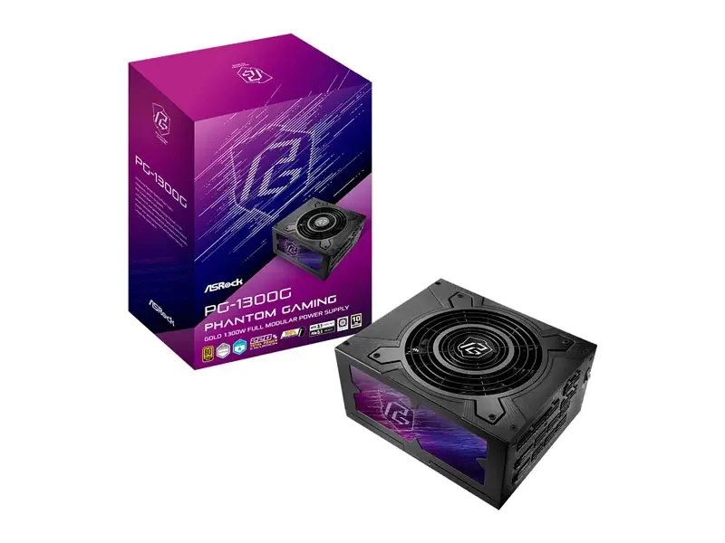 Fuente ASRock 1300W 80 Plus Gold PG-1300G Modular ATX