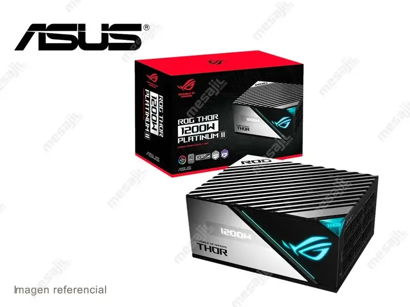 Fuente ASUS ROG THOR 1200W 80 Plus Platinum II Aura Sync