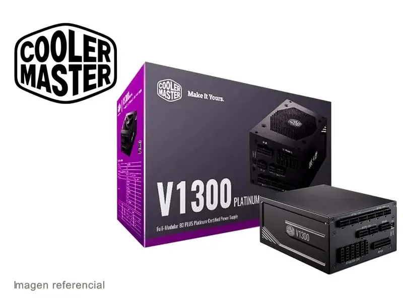 Fuente Cooler Master 1300W V1300 Platinum 80 Plus Bronze Modular