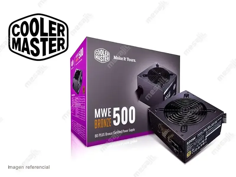 Fuente Cooler Master 500W MWE 80 Bronze V2  230V/500W