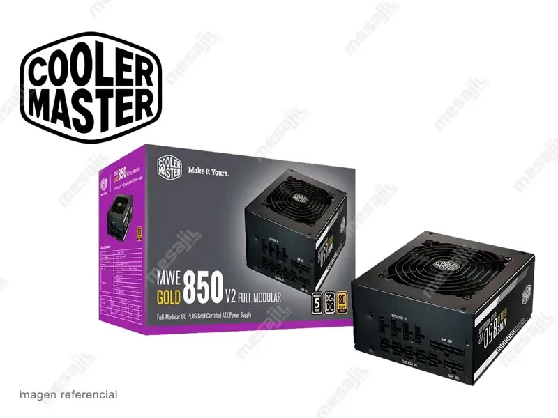 Fuente Cooler Master 850W MWE 80 GOLD V2 FM ATX3