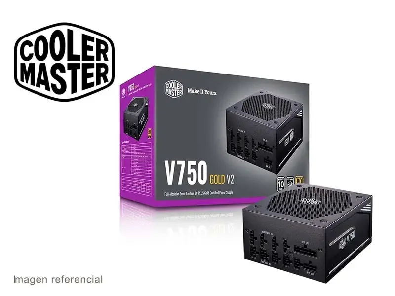 Fuente Cooler Master V750 Gold V2 750W 80 Plus Modular