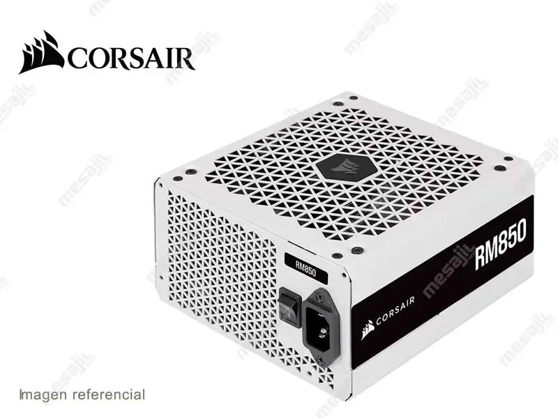 Fuente Corsair 850W RM850 80 Plus Gold Modular / White