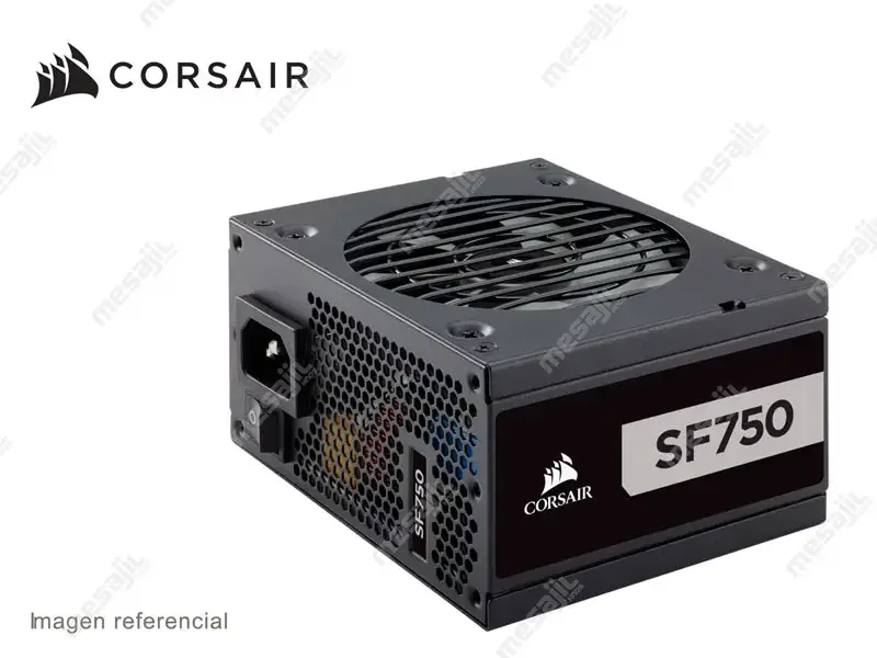 Fuente micro Slim Corsair 750W SF750 80 Plus Platinum Modular Black (CP-9020186-WW)