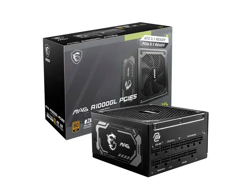 Fuente MSI MAG A1000GL 80 Plus Gold 1000w ATX