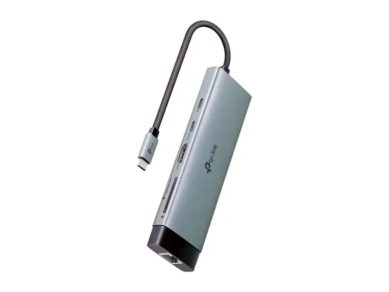 Hub TP-Link 9 en 1 USB-C a USB 3.0/HDMI 4K/SD/RJ45 (UH9120C)