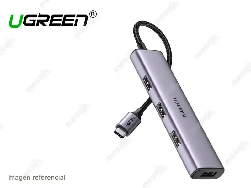 Hub UGREEN USB-C a 4 puertos USB 3.0 (20841)
