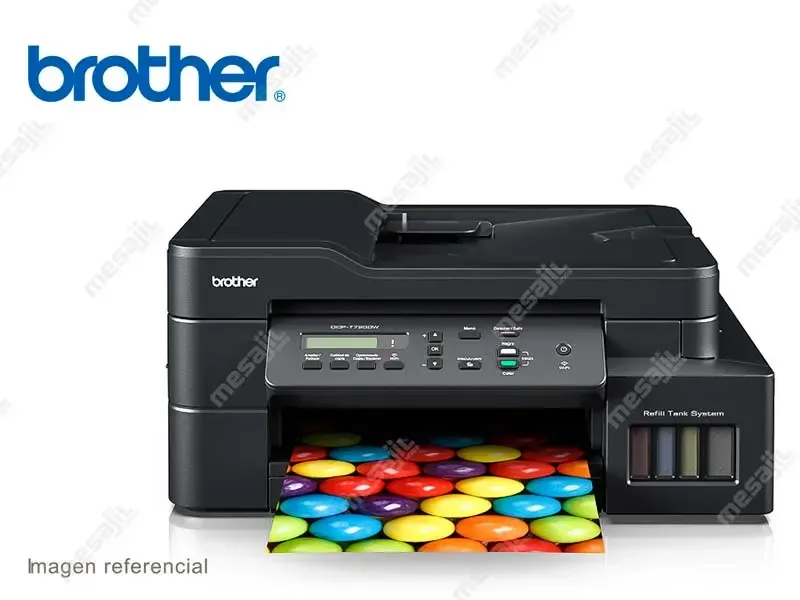 Impresora Multifuncional Brother InkBenefit Tank DCP-T720DW Sistema Continuo Wi-Fi