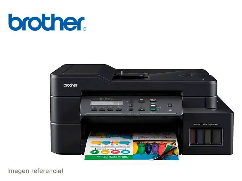 Impresora Multifuncional Brother InkBenefit Tank DCP-T820DW Sistema Continuo Wi-Fi