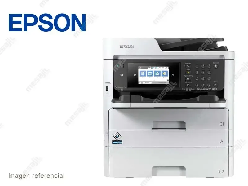 Impresora Multifuncional Epson WorkForce Pro WF-C5710  USB/RED