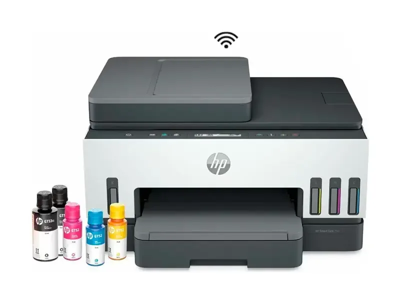 Impresora Multifuncional HP Smart Tank 750 WiFi  USB RED Bluetooth ADF
