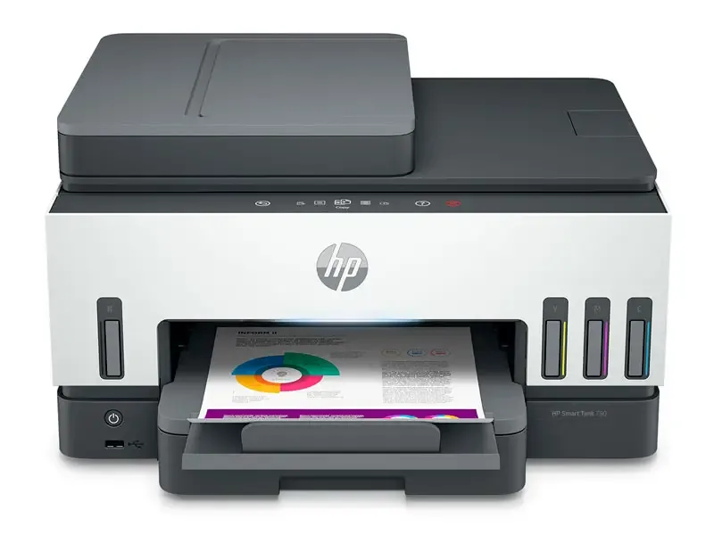 Impresora Multifuncional HP Smart Tank 790 WiFi USB RED ADF