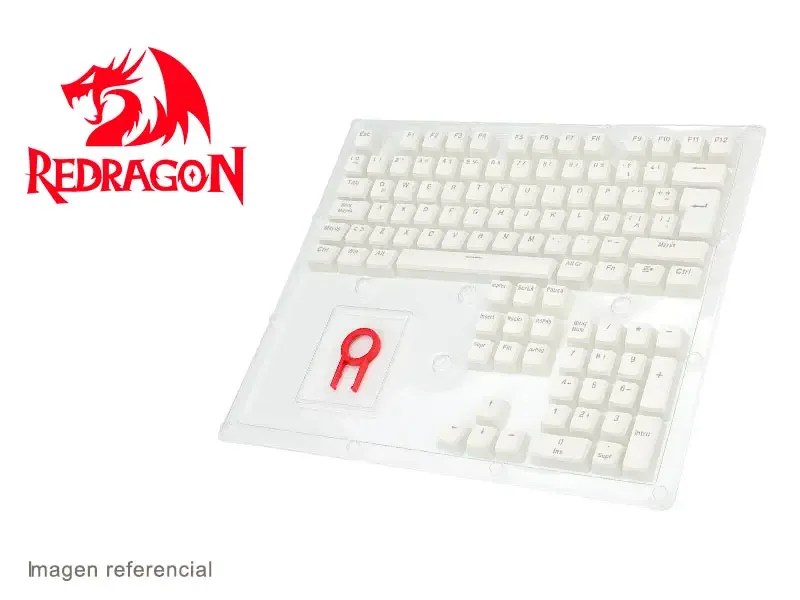 Keycaps Redragon SCARAB A103W-SP White Español