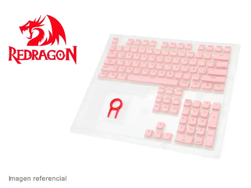 Keycaps Redragon SCARAB A130P-SP Pink Español