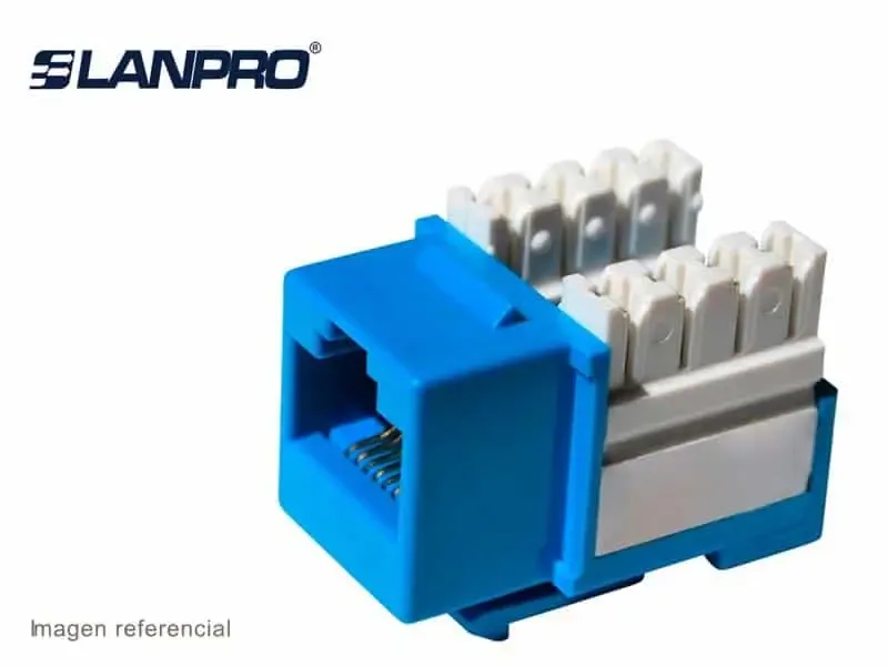 Keystone Jack Lanpro Cat.5E Azul
