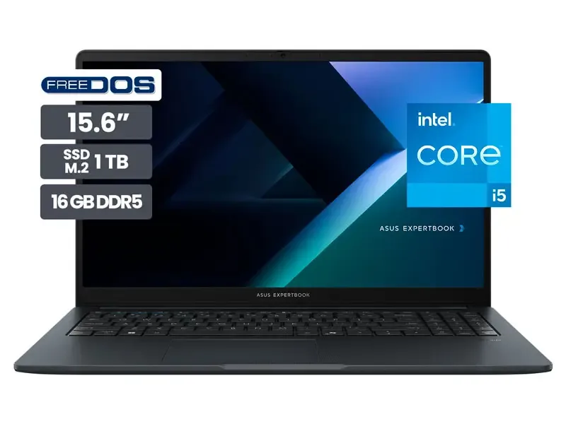 Laptop ASUS B1503CVA-NJ2186 15.6" Intel Core i5-1335U 16GB SSD1TB No incluye Windows
